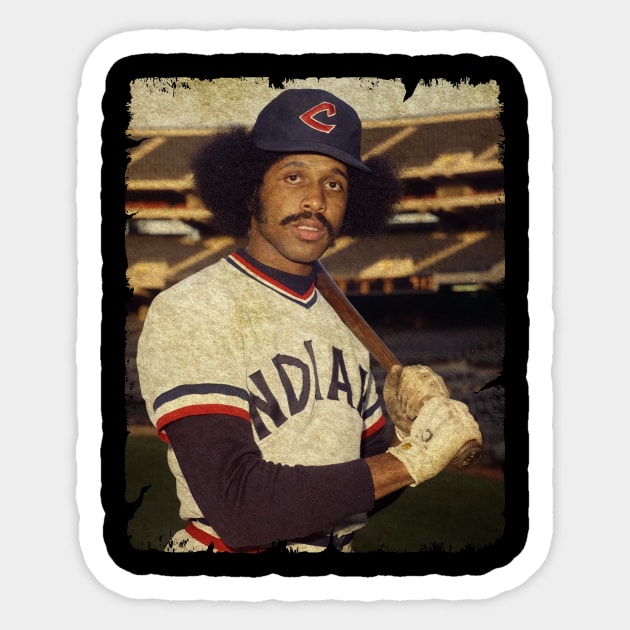 Oscar Gamble - During The Mid, 1970s Sticker by SOEKAMPTI